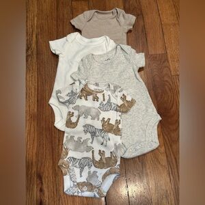 Carter's Neutral Animal Print Bodysuit